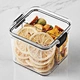 2 compartment storage jar